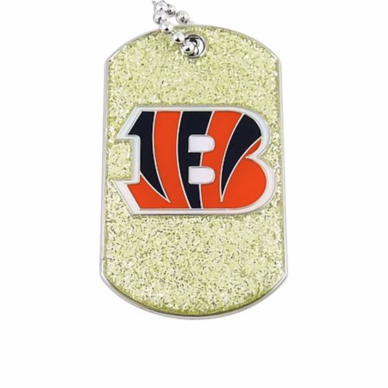 CincinnatiDeal_'s tweet photo. Cincinnati Bengals Dog Fan Tag Glitter Sparkle Necklace, Price:$11.50 https://t.co/iniMJpVAKU https://t.co/UOu6958NYT