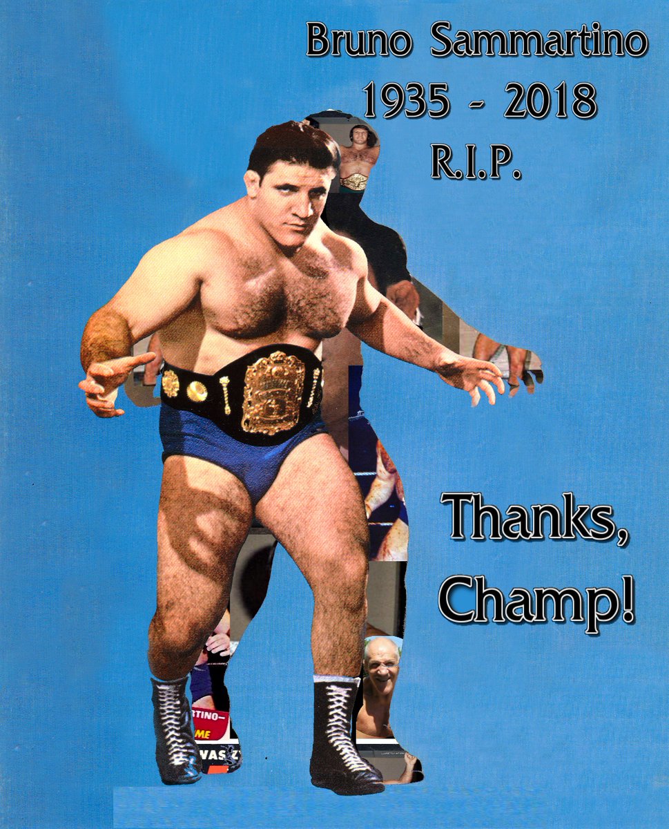 DocGriffon's tweet photo. Bruno Sammartino's contribution to wrestling cannot be measured by any Earthly means. Hopefully heaven can figure it out. #RIPLivingLegend #BrunoSammartino https://t.co/rRfkqvdKKI