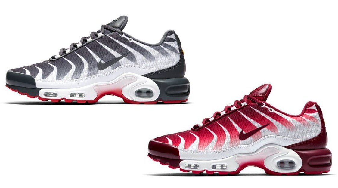 IcySoleOnline's tweet photo. #ICYMI
The @footlocker exclusive Nike Air Max Plus ‘SHARK ATTACK PACK’ , #BeforeAfter , is NOW available!
#BeforeTheBite ->
https://t.co/s2jUNiFnZL
#AfterTheBite ->
https://t.co/V7jIiizeYn https://t.co/9jjQkKmmNa