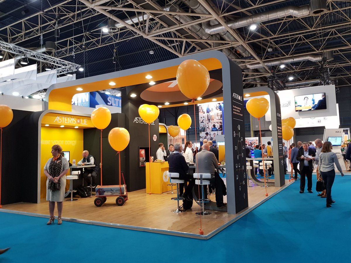 AsterisqueBV's tweet photo. Weer een succesvolle dag op #ZICHT 2018. Morgen laatste dag. Zien we u ook op onze stand? Hal 1 Stand C030 https://t.co/WHsjpy6Qnz