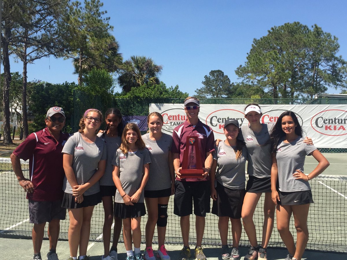Congrats to SCA Girls Tennis on District Runner-Up! Will play Regionals on Tuesday