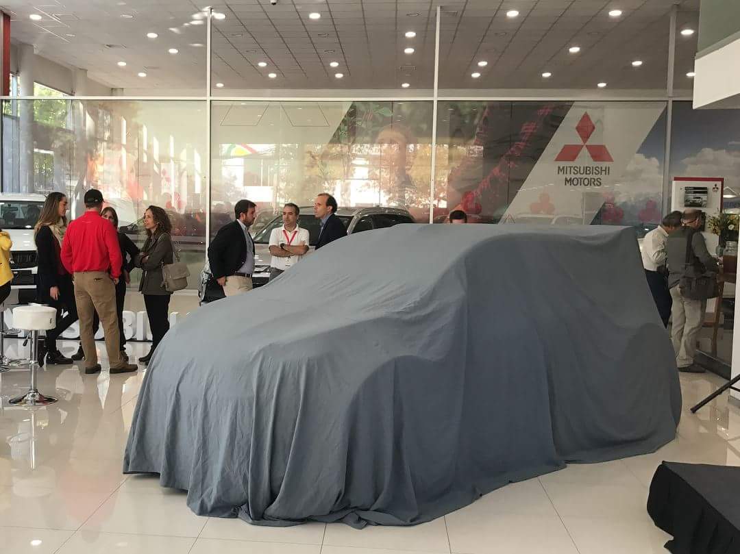 MitsubishiR5's tweet photo. Our first car sold in South America was unveiled at a press launch earlier today by 8 times Chilean rally champions @rallyROSSELOT. We wish them every success and hope their R5 specification #Mitsubishi #Mirage will be the first of many in the region. https://t.co/iu6XRqNscd