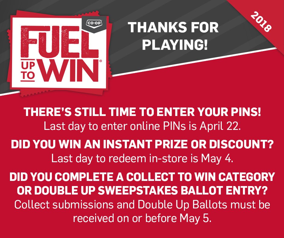 HeritageCoopLtd's tweet image. #FuelUpToWin has officially wrapped for 2018, but there's still time to WIN!