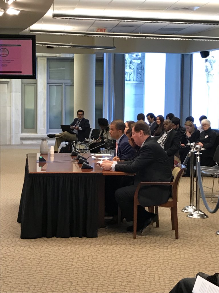 Thanks <a href="/JackEvansWard2/">Jack Evans</a> for being a champion for the environment and the DC stormwater market and allowing @Nature_DCMDVA to testify at your Budget Oversight Hearing today. Looking forward to the hearing for B22-453 on April 30th!