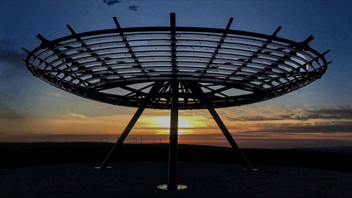 lovehaslingden's tweet image. Haslingden Halo tonight. #Rossendale