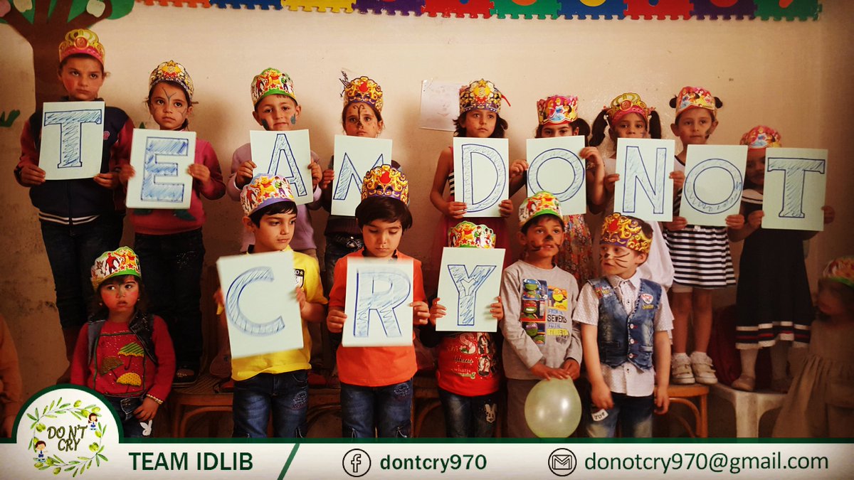 Team_dont_cry9's tweet photo. Team Don't Cry in #idlib_city https://t.co/2X0PTSsmgZ