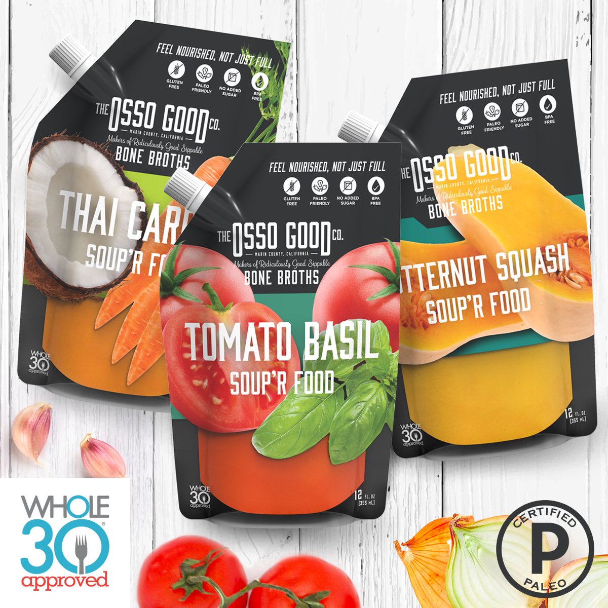 venicebrands's tweet photo. With Our Paleo Soups, It's Now So Easy To Eat Something Fresh, Clean &amp; Incredibly Nutritious!
- @certifiedpaleo 
- @whole30approved 
- Dairy Free
- Gluten Free https://t.co/AzJ50O0vTk