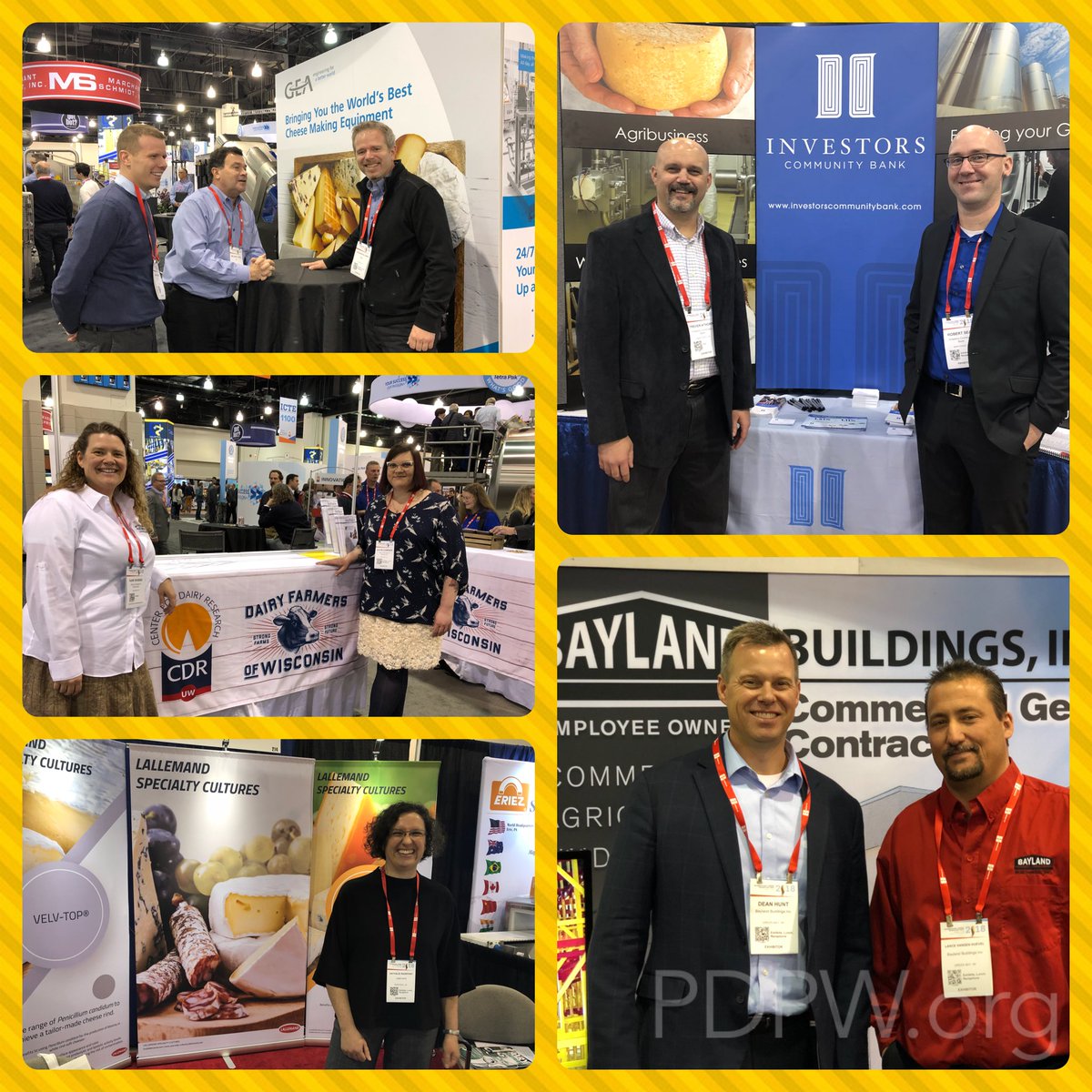 dairypdpw's tweet photo. New faces, but same great companies!
We spotted a few of our 2018 PDPW National Sponsors at #ICTE2018.
@WIDairyland @GEA_farming @WICheeseMakers @BaylandB Lallemand Animal Nutrition and Investors Community Bank
#myPDPW #GrowingLeaders #LeadingChange https://t.co/tMW6sd7DCk