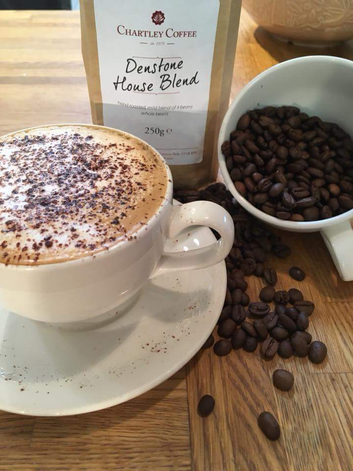 DenstoneHall's tweet photo. We are proudly supporting #ukcoffeeweek @DenstoneHall We are donating 5p for every coffee sold this week, help us support this worthy cause #coffee #denstonehallfarmshop #staffordshire #chartleycoffee #local #projectwaterfall #denstonehall https://t.co/puxgXAmBO9