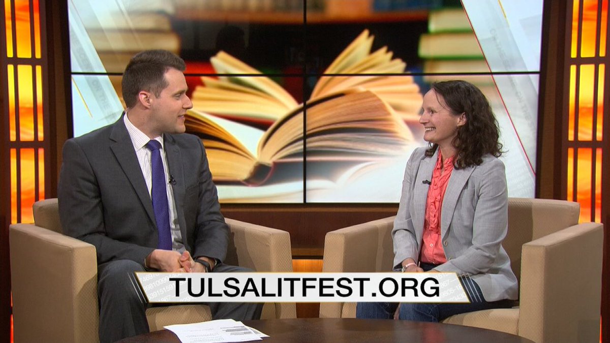 Thanks, @NewsOn6, for helping us spread the word about #tulsalitfest! @MagicCityBooks @tulsaartists