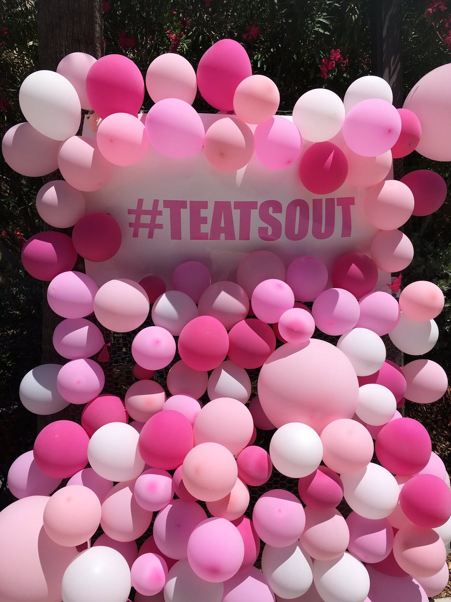 morgan_therrien's tweet photo. Today on the Rinker Green, Public Relations Seniors are hosting a Teats Out campaign from 11:00-1:00 p.m. in support of dairy! This fun event stirring controversy because of "Teats Out" Shot glasses @thebeacontoday https://t.co/sO6jX0Pe9K