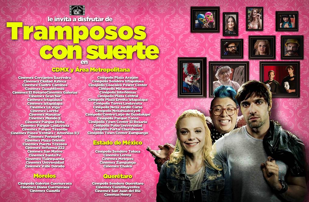 Recuerden que este viernes se estrena #TrampososConSuerte, aquí les dejamos los cines y ciudades en los que estará. No se la pueden perder.