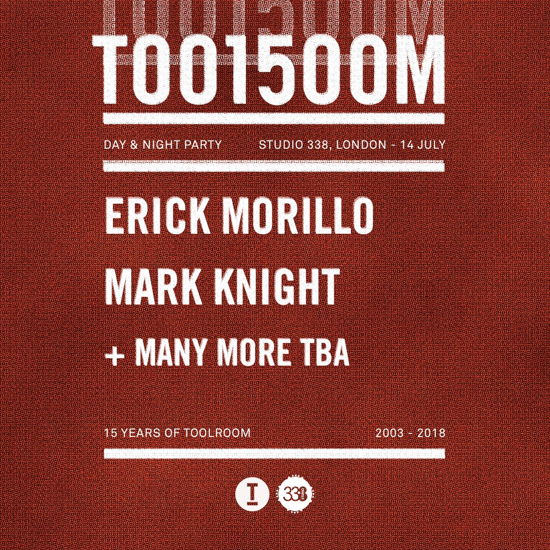 studio338's tweet photo. RT to WIN a 338 seasons pass

In two days time, tickets for @ToolroomRecords with @ErickMorillo go on sale!

Sign up here: https://t.co/fZbhEJCmbp https://t.co/xl14CuYLo7