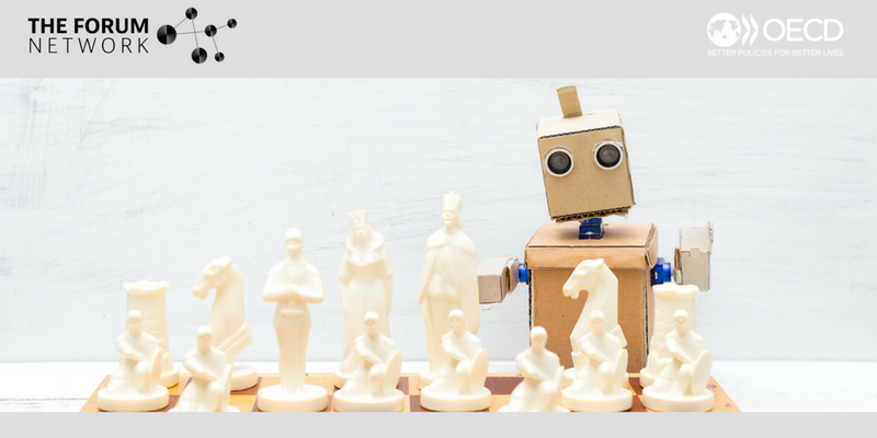OECD's tweet photo. From #AI to #robotscientist: collaborations between humans and #robots will produce better science than they can by themselves, says Ross King. Read & discuss ➡️ https://t.co/5CLvudRj4x #OECDForum #AIExpo #ArtificialIntelligence https://t.co/8cywsAgfcJ
