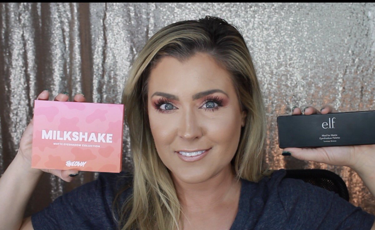 hotmessmommaof4's tweet photo. Hey everyone, it’s another edition of Dupe’n the Dupe. Elf Mad for Mattes vs FaceCandy Milkshake.
Side note the first 18 seconds has no sound 🤦🏼♀️🤦🏼♀️. Sorry about that, my cold got the best of me lol #allergies #stuffyhead #crazyweather
https://t.co/COP3YI5daP https://t.co/kii3Bq6U8u