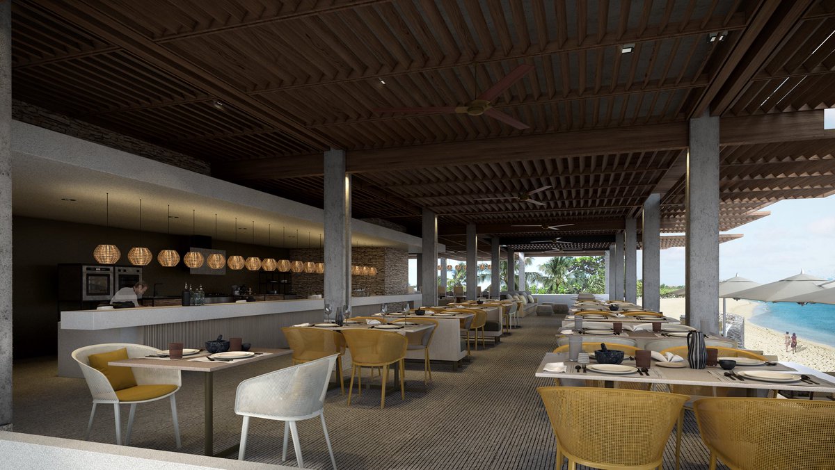 MontageLosCabos's tweet photo. Sneak Peek of Marea, our beachfront restaurant featuring local cuisine and traditional beach fare.
.
.
.
#montageinthemaking #montageloscabos #beachfrontdining #santamariabay #mexicancuisine https://t.co/HXwCMtgkgp