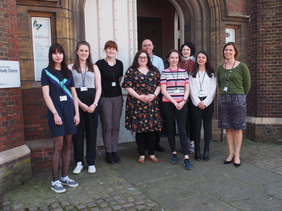 NorfolkMuseums's tweet photo. Say hello to our new cohort of #TeachingMuseum trainees! They'll be working in our museums over the next 12 months, and we're proud to have them aboard. @ace_national https://t.co/N7WzvXNtdp