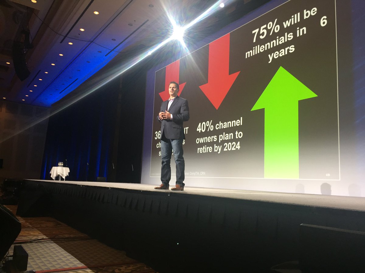 EdwardGately's tweet photo. @jmcbain talks latest #channeltrends at #CPExpo. https://t.co/mFnG3Hjdqh