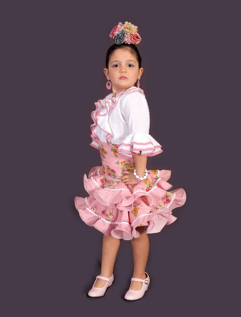 Diseños Ana Barroso on Twitter: "Con tonos un poco diferentes, el conjunto de camisa y falda Claudia es otra de nuestras propuestas de trajes de flamencas 2018 para que y pequeñas