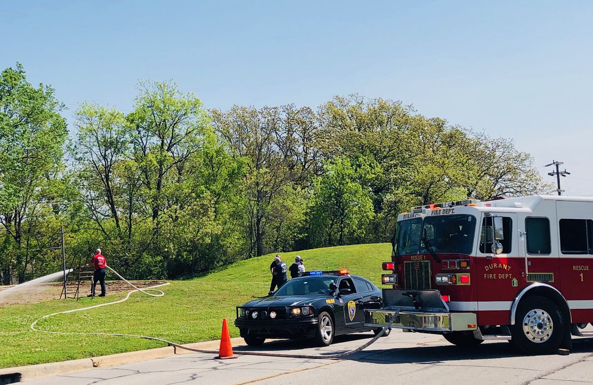 SavageStormWBB's tweet photo. HUGE shoutout to Durant Fire Department for making the mud pit for tonight’s volleyball tournament! It’s SpringFest time on campus and your #SEwbb players are going to be there; will you?! 👀💛💙 https://t.co/dz0eAvY80O