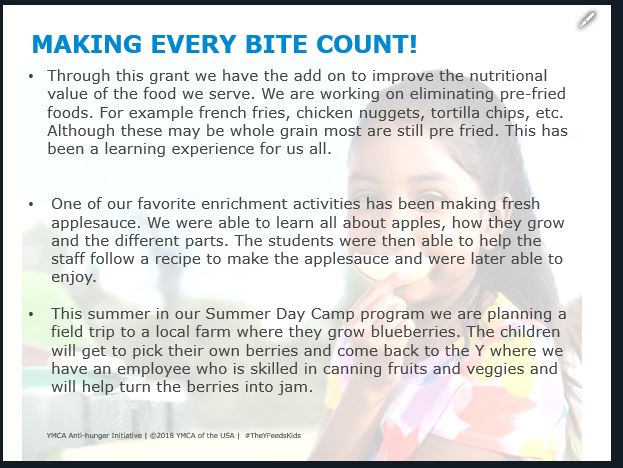 jpaffi's tweet photo. #TheYFeedsKids take #childnutritionprograms to the next level w/ a whole child approach! Check out the awesome work that @JoplinFamilyY is doing to connect kids to the food they eat thru using local produce, food demos, and trips to the farm! #BeTheChange @steph_deansmith https://t.co/bUM7RbaRCN