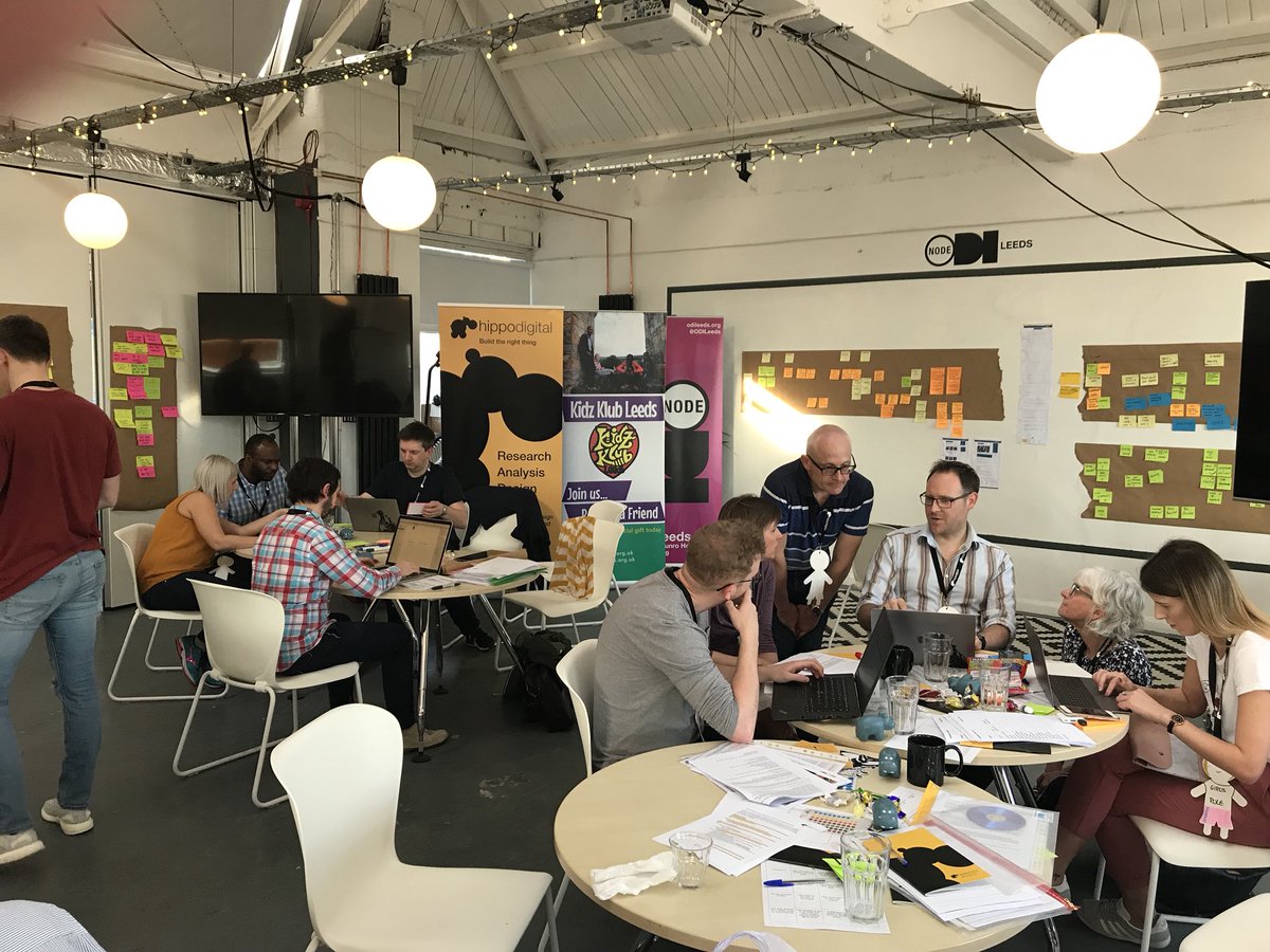 hippodigital's tweet photo. We can’t wait to see what is being prototyped in the room for @KidzKlubLeeds. It’s awesome to be working with this Leeds charity today @LeedsDigiFest #design4good https://t.co/ZqrON3ZzZn