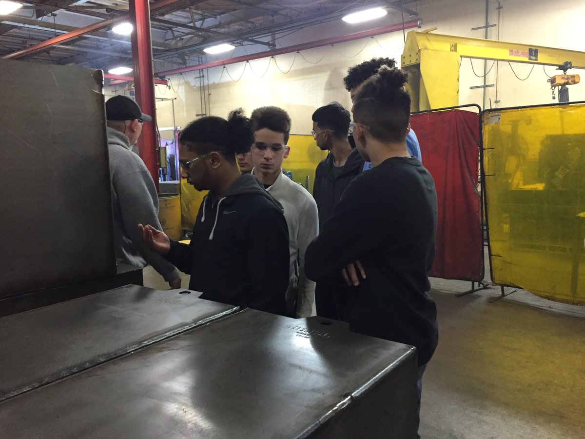 RdgMuhlCTC's tweet photo. A big thank you to @Termaco for touring our Welding & Metal Fabrication juniors this morning. The students loved what they saw and are eager to start their welding career, hopefully with #Termaco! #RMCTC #learningoutsidethebook https://t.co/vkabHmHO3A