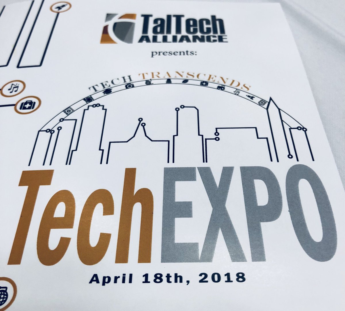 CLParedes's tweet photo. Thanks @TalTech for hosting the 2018 #TalTechEXPO! Excellent opportunity to learn how tech transcends across all industries. Outstanding event! https://t.co/23ltxrOS42