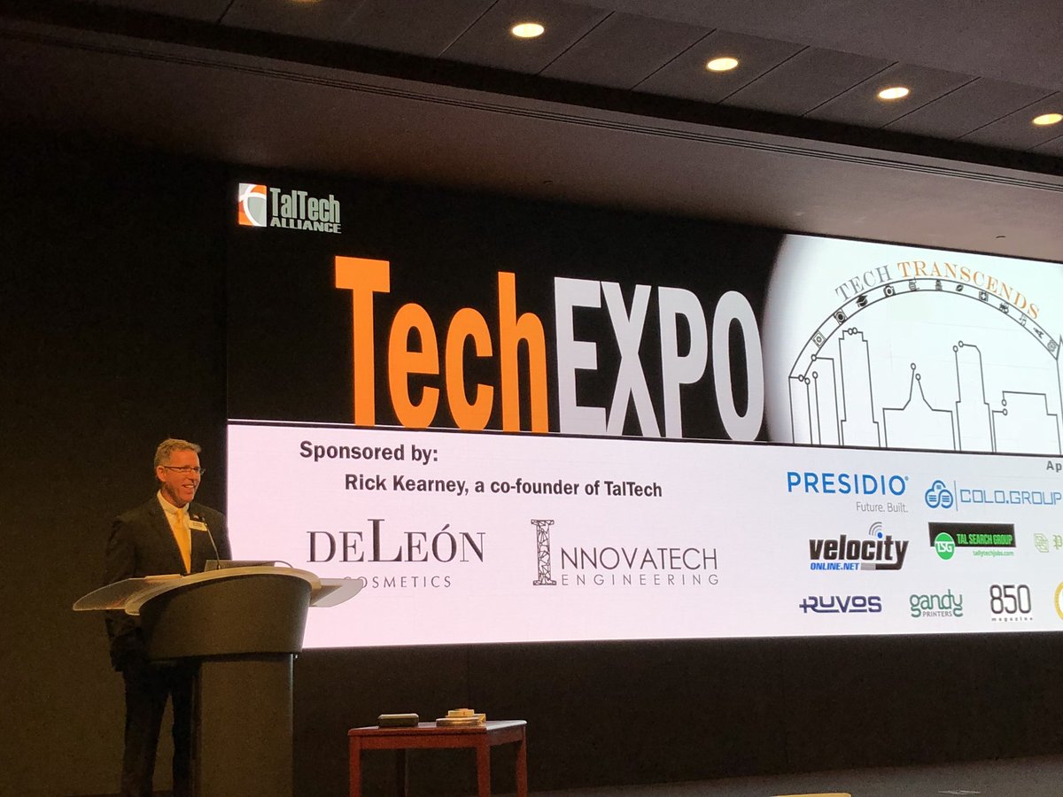 CLParedes's tweet photo. Thanks @TalTech for hosting the 2018 #TalTechEXPO! Excellent opportunity to learn how tech transcends across all industries. Outstanding event! https://t.co/23ltxrOS42