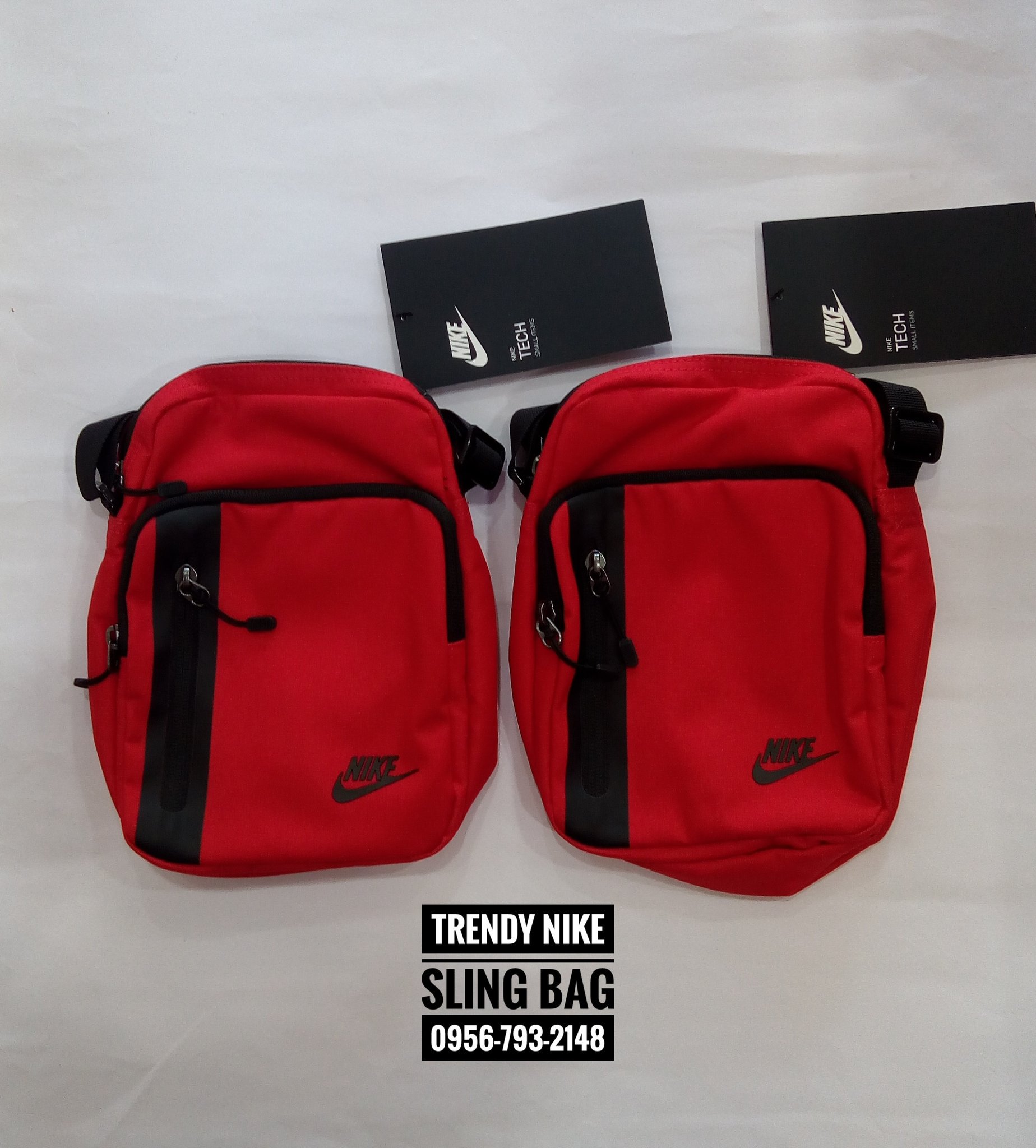 nike sling bag red