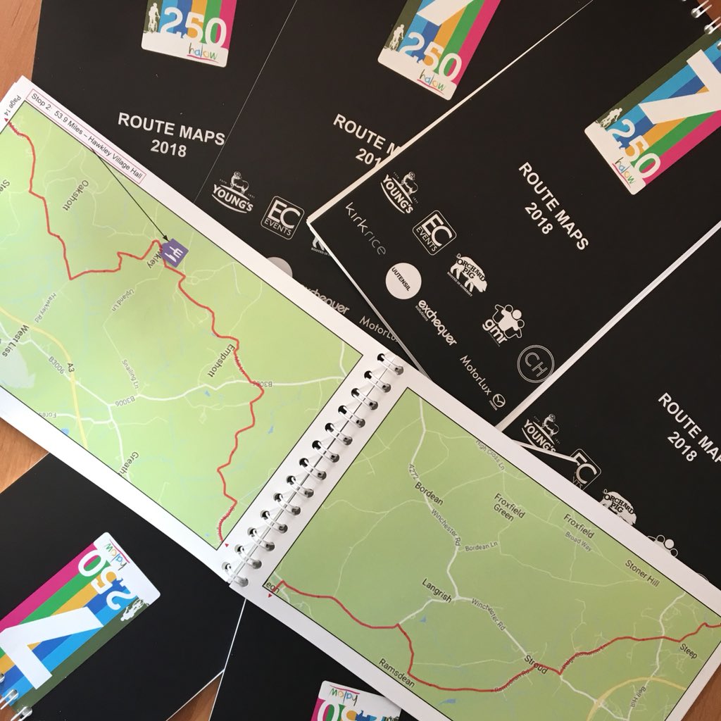 halow250's tweet photo. The team at @bmlprint have made it easier to stay on route for the #MagnificentSeven. Our #mapbooks and boards have arrived today. https://t.co/klyNhB6ZmR
