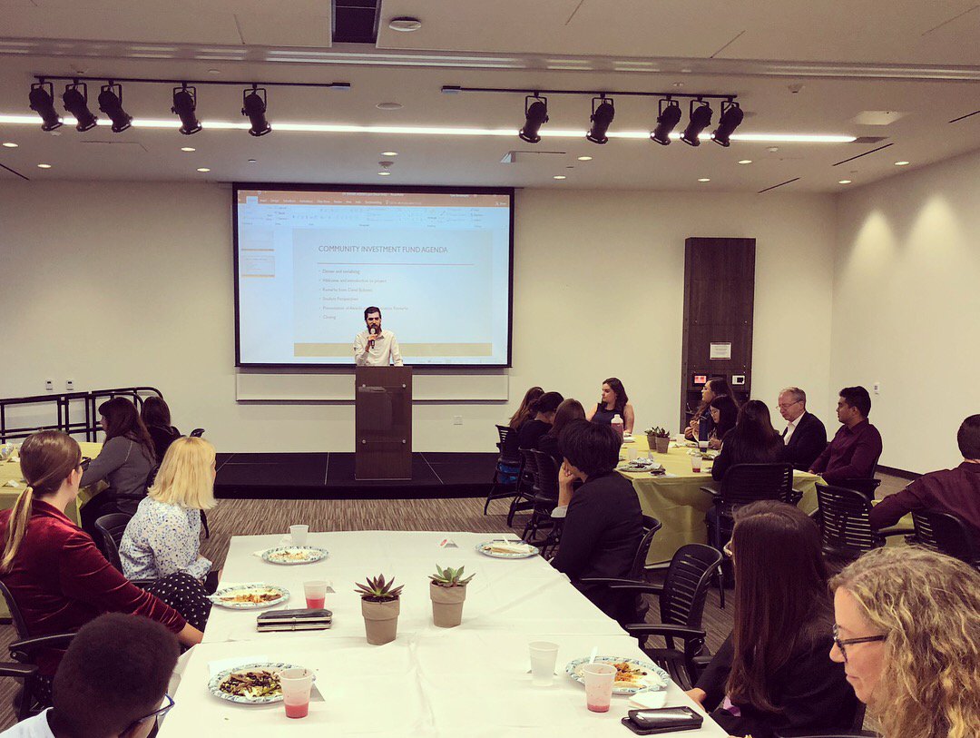 DavidBohnettFdn's tweet photo. Proud to partner w/ #USCResEd to announce the 2018 Community Investment Fund grantee recipients at the inaugural #Bohnett Board dinner! @USC @LAsBEST @MFPLA @ChrysalisLA #GrowGood #DavidBohnett #USCVillage #FightOn #leadership #SocialJustice #ImproveSociety #SocialActivism https://t.co/fZGKwMlOz7