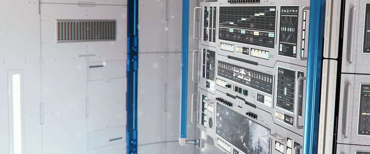 I made some new FUI and equipment for my 3D space station, cranked down the sci-fi level a bit and tried a simpler and faster process to make #fui for flat devices, 1 day of design and several for render.
artstation.com/artwork/wzw5g
#scifiart #ui #conceptart