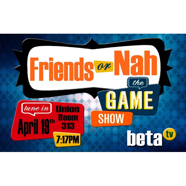 Come out to our game show tomorrow🤘🏽❤️ Are you ready to see if the teams are 🤔FRIENDS OR NAH⁉️
(Go on our IG page @fsu_opb to meet the 7 teams)