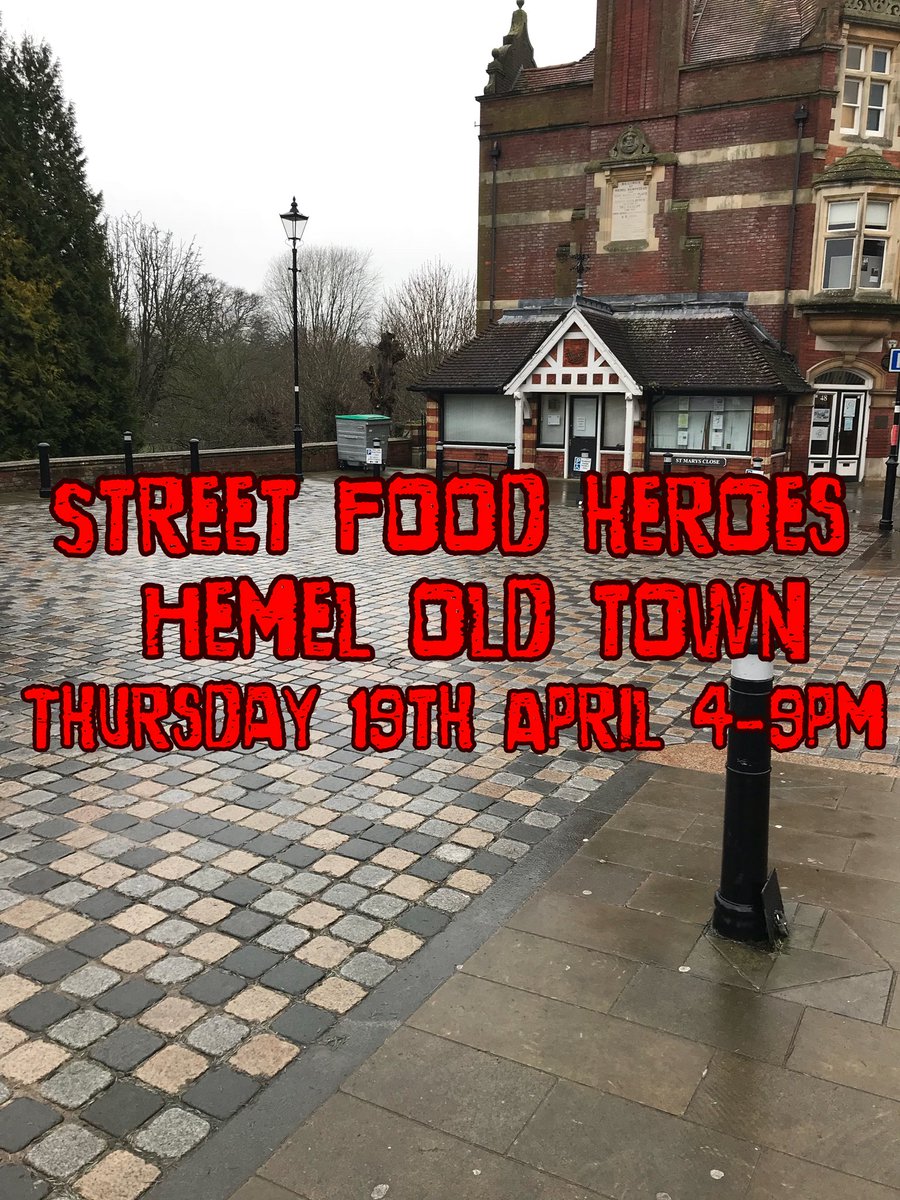 St Mary’s Close Car Park on Old Hemel High Street will be closed from midday tmrw for setup purposes.  
The Street food traders are serving 4-9pm with a DJ and bar.
The weather looks amazing.
See you there folks😄👍
<a href="/hemel_hempstead/">Hemel Hempstead</a> <a href="/hemel_local/">hemel hempstead</a> <a href="/InvestHemel/">Invest in Hemel</a>