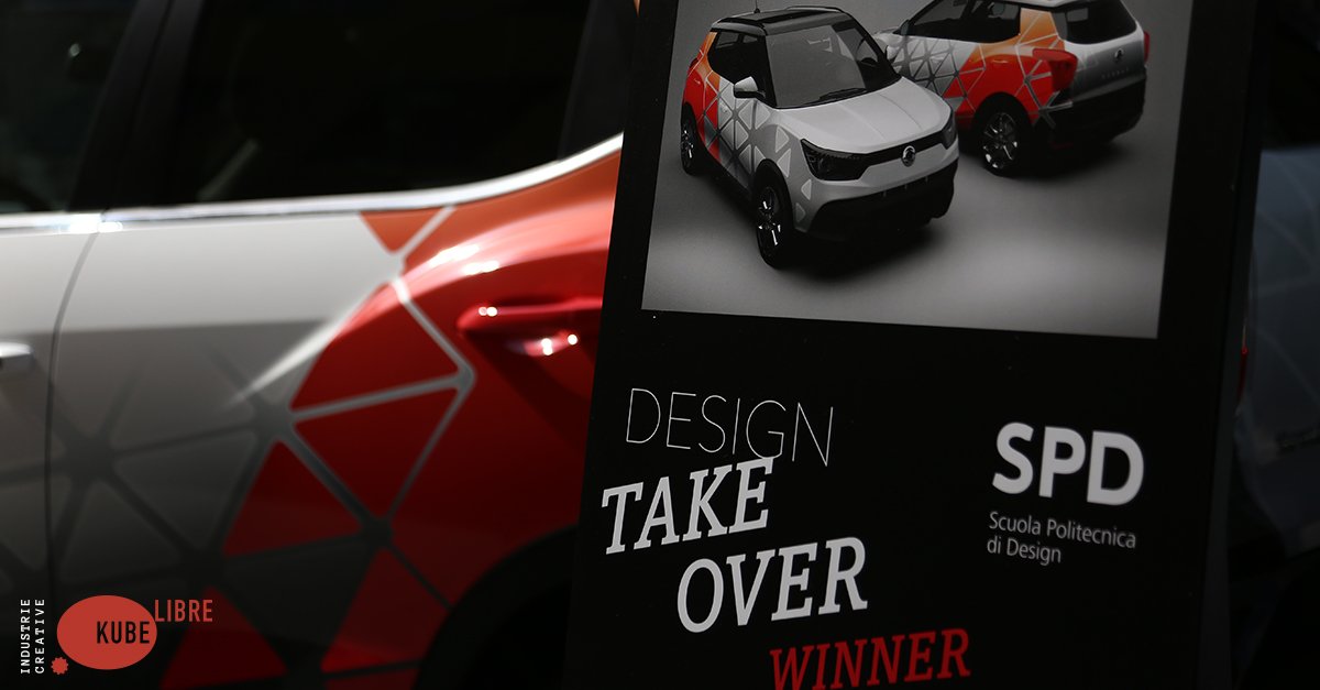 kubelibre's tweet photo. Una #DesignWeek intensa per Kube Libre: #SsangYong sfida la creatività di ventitré studenti della #SPD Scuola Politecnica di Design in un contest dedicato a #Tivoli e #KubeLibre sviluppa il progetto e il format di comunicazione! #DesignWeek2018 #DesignTakeOver https://t.co/8S2okkyiah
