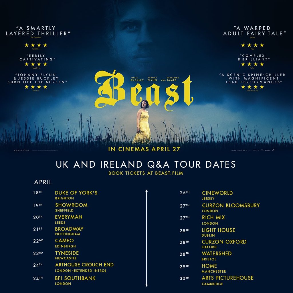 JohnnyFlynnHQ's tweet image. #Beast is out next Friday and the preview/q&amp;amp;a tour starts tonight in Brighton...I'll be at the bfi one on Tuesday...beast.film for info...I had the best time making it and love everyone involved. Why am I allowed to make so many words in this tweet? Haven't been here in a while..