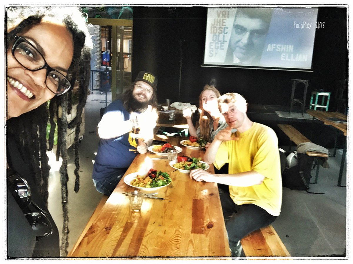 aldith_hunkar's tweet image. 👋🏽😄 Greetzzzz from Leeuwarden #058! Getting ready to moderate evening with @AfshinEllian1 @ De Backstage! 
#iepenUPlive #FreedomLecture