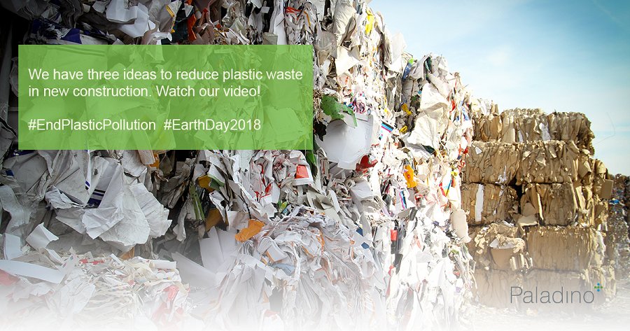 We have three ideas to reduce plastic waste in new construction. Watch our video! youtu.be/Q2MgmhQvjHU #EndPlasticPollution #EarthDay2018