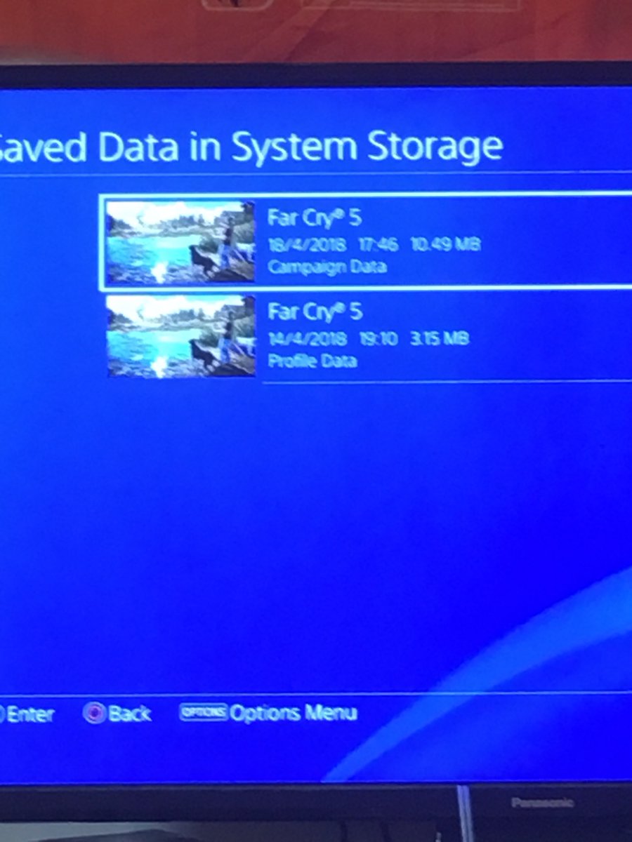 ColonelSheep85's tweet photo. @FarCrygame on PS4 when I try to load it says corrupted but when I go to saved game data it’s fine please help https://t.co/qkMPlwcAVy