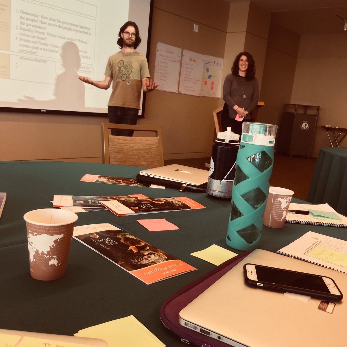 Justjack757's tweet photo. An inspiring teaching team leading us through the Guided Inquiry process @teachingcollect https://t.co/zo1d0bEnPL