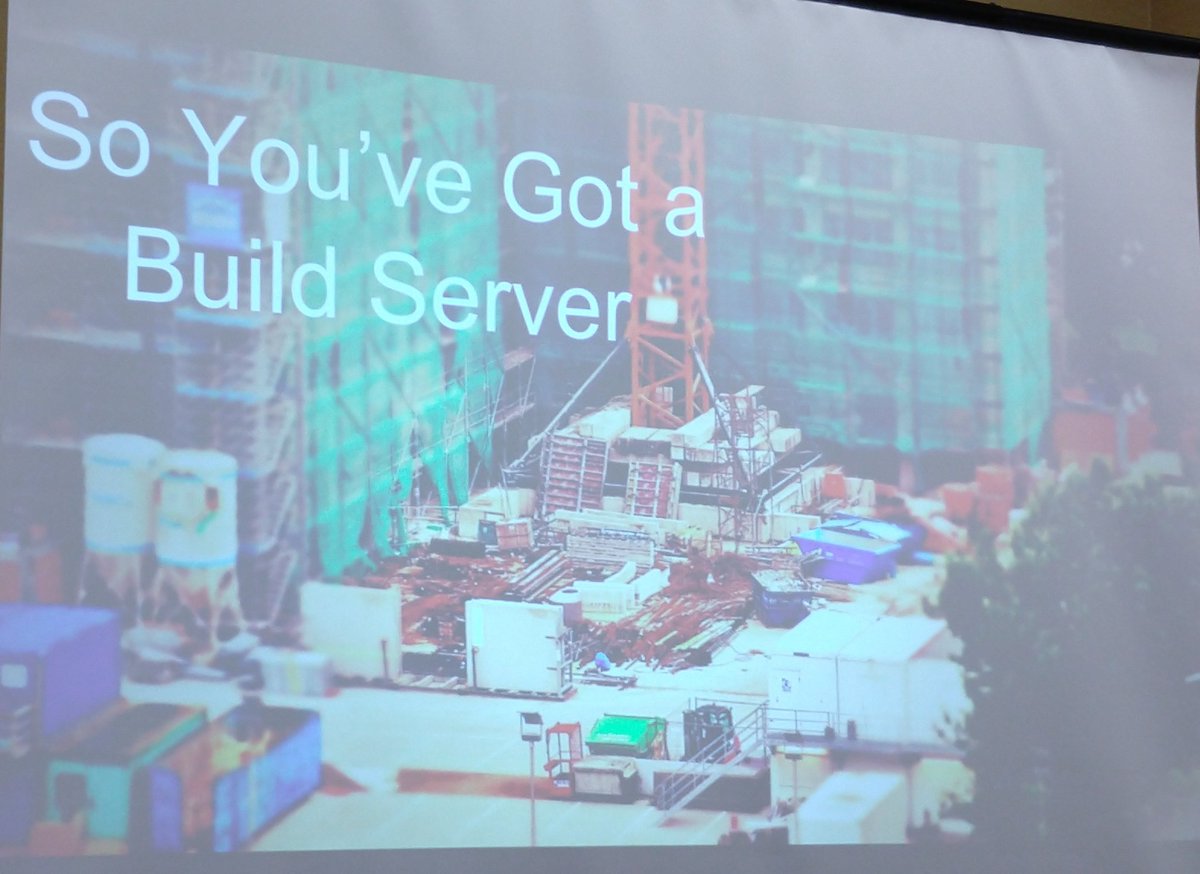 freak3dot's tweet image. Up next, I&apos;ll be attending a talk about using build servers. #BuildServer #IndyCode