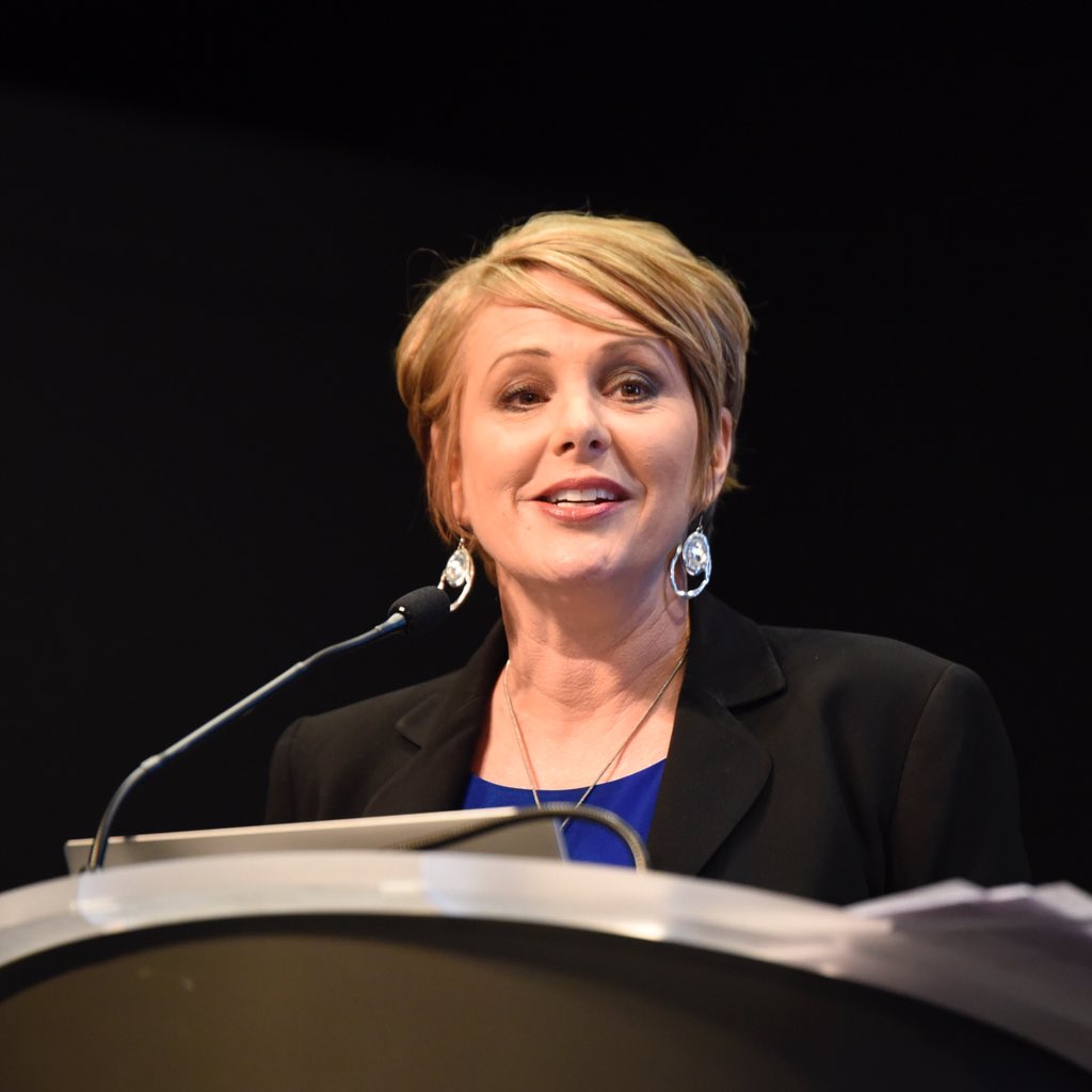 850BizMag's tweet photo. At @TalTech Tech Expo, keynote speaker @JulieMontanaroW explains the myriad ways technology has enhanced TV journalism’s capability to tell stories. #TalTechEXPO #techTLH #850bizmag https://t.co/Kig29qQ2LO