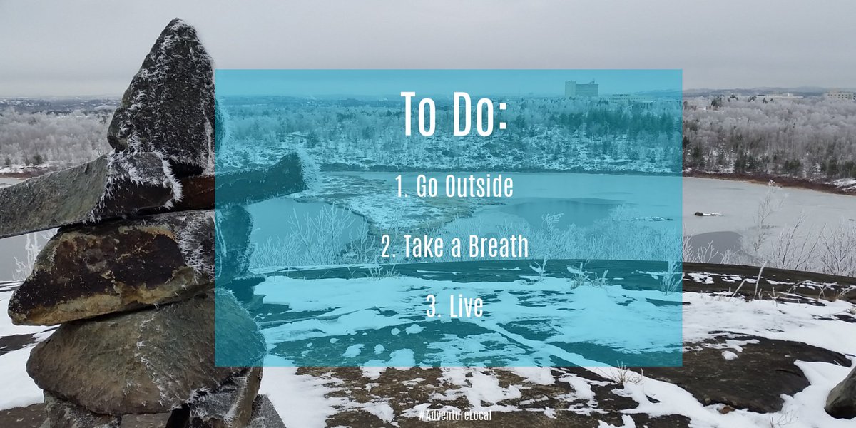 Lake_Laurentian's tweet photo. April is #StressAwarenessMonth ! Remember that rest is just as important as working hard. Don't forget to take some time to #AdventureLocal and take a break from your desk! https://t.co/99K8WnN9Cv