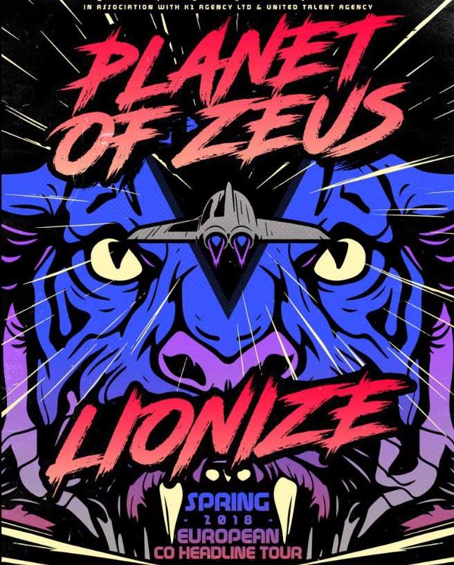 PLANET OF ZEUS: SHOWTIMES
Academy 3
Doors - 19.30
<a href="/LionizeMusic/">LIONIZE</a> - 20.15-21.15
<a href="/PlanetOfZeus/">Planet Of Zeus</a> - 21.45
Curfew - 23.00
£16 OTD