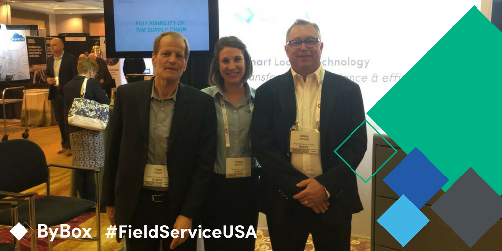 Thinventory's tweet photo. Say Cheese! Team ByBox is back for day two of #FieldServiceUSA. Come and join us at booth 211! https://t.co/UZray02wJv