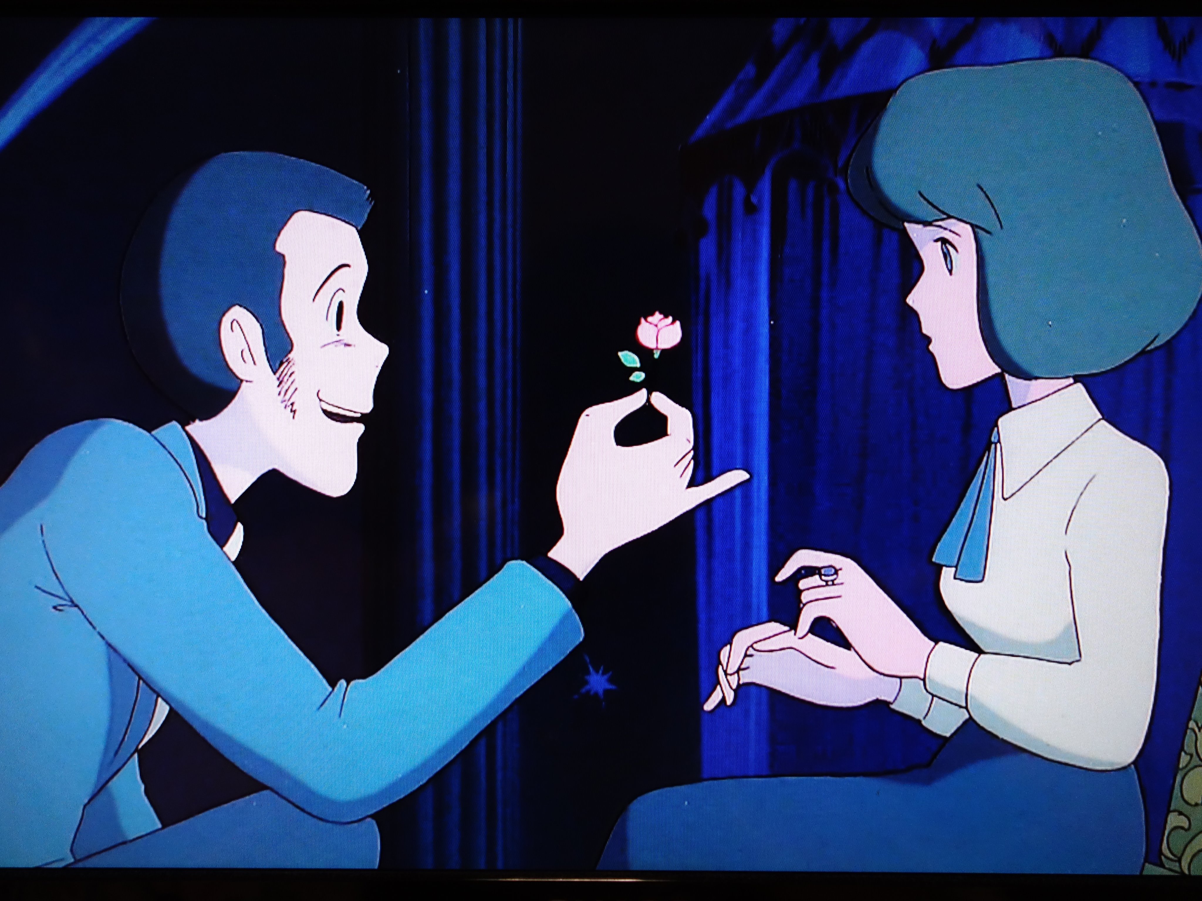 日本画 ロマンティックなシーンのルパンとクラリス A4 シリーズ第2弾『LUPIN THE III RD 血煙の石川五ェ門』 2月4日(土