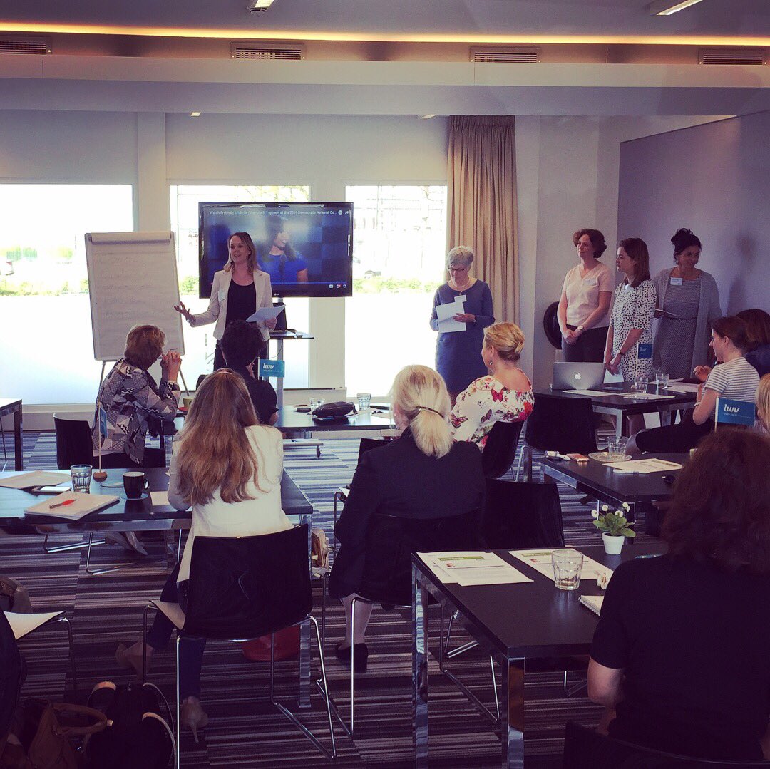 Mooie bijeenkomst gehad met Ilona Eichorn: onderhandelen en speeching als Obama. Zacht op de relatie, hard op de inhoud 💪🏼..#topvrouwen #business