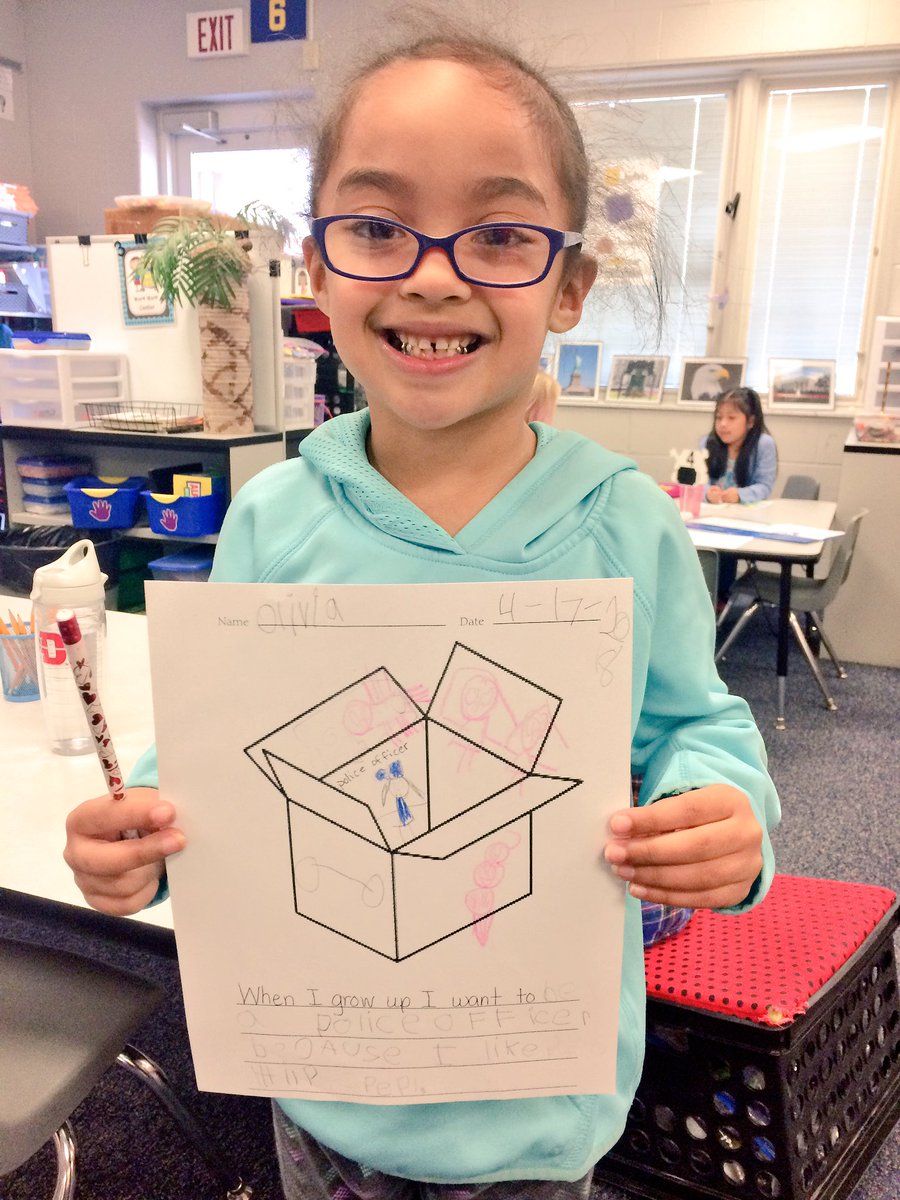 "When I grow up I want to be a police officer because I like helping people." <a href="/msmoweryslate/">Mary Ann Mowery</a> has a community of learners that will change the world! #itsworthit