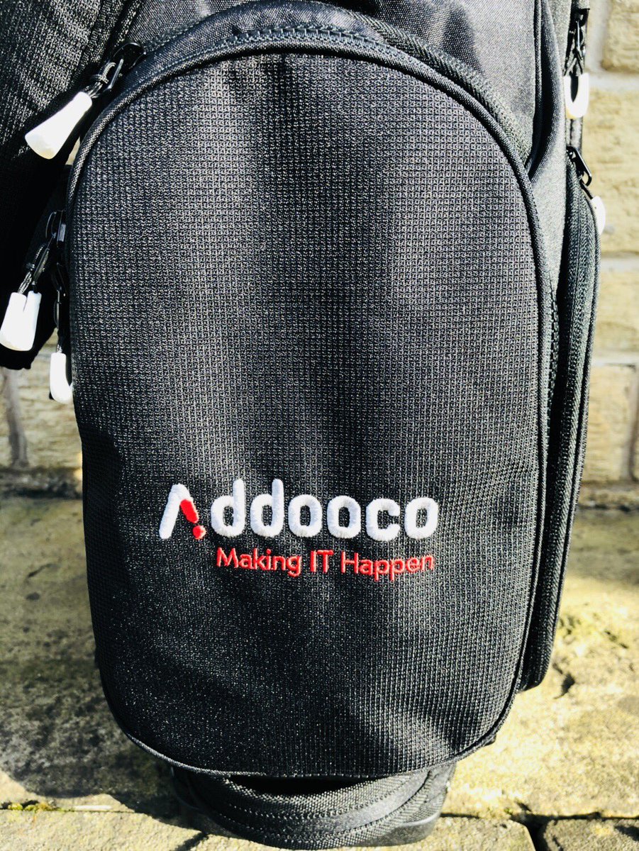 NickMarshgolf's tweet photo. I’m delighted with my new bag Logos #TaylormadeGolf. Pleased to have a partnership with computer experts @Addooco_IT for 2018! 🏌🏽‍♂️#MakingITHappen #Golf #CT2018 https://t.co/w6KxCY4wcp